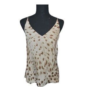 L’agence Gabriella v neck tank 100% silk xs